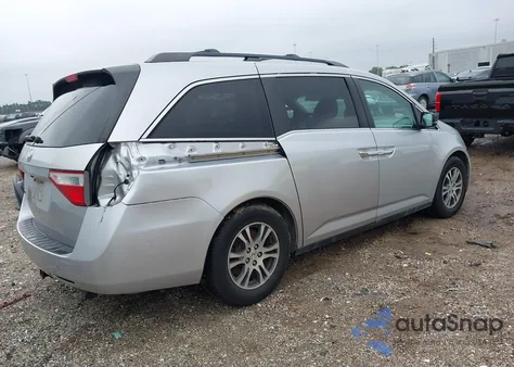 2012 Honda Odyssey Ex-L from USA, damaged, VIN 5FNRL5H69CB095894